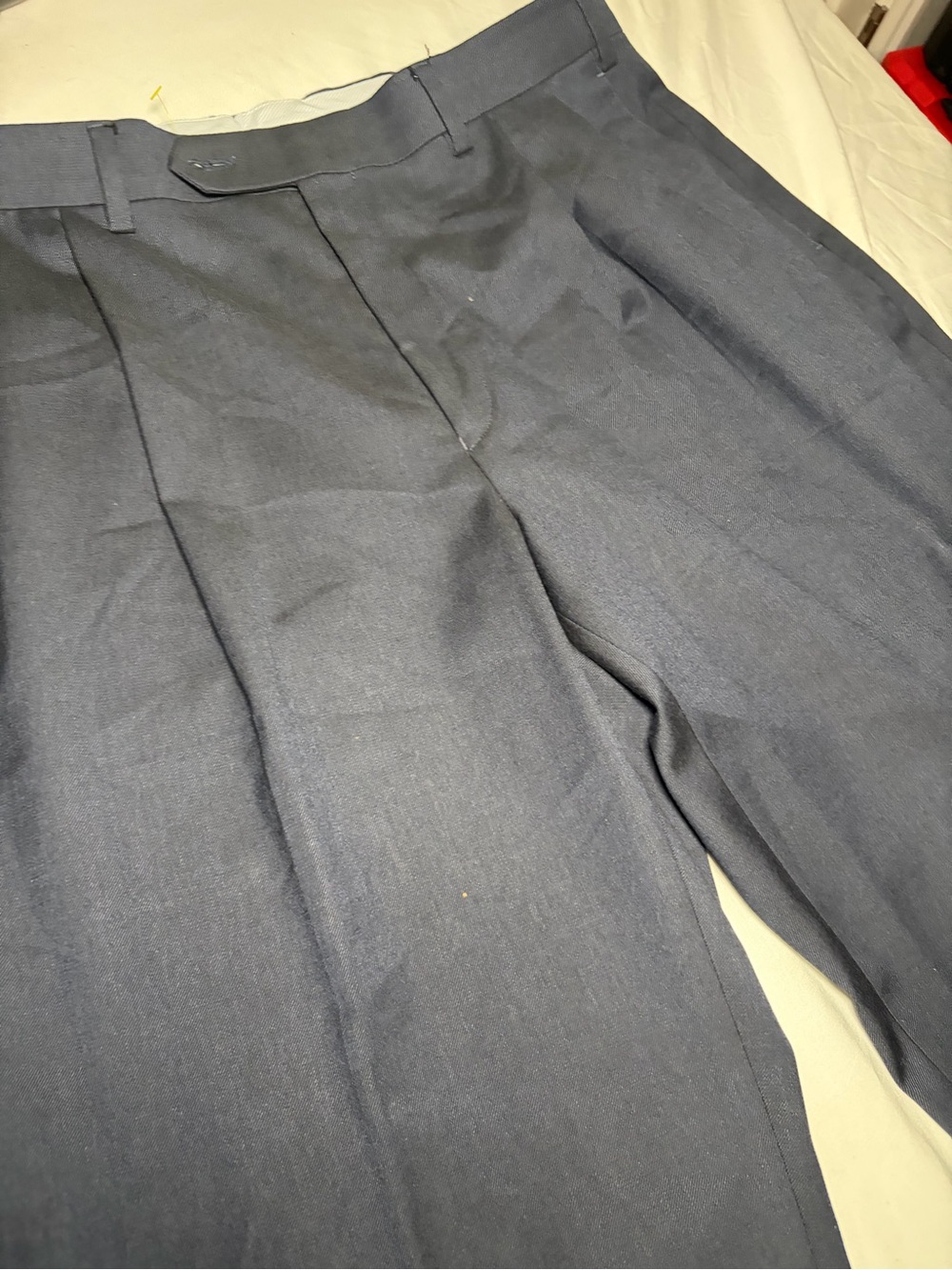 Lauren Ralph Lauren Men’s Pleated Front Cuff Dress Pants – Size 36x30 Navy